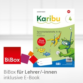 Produktabbildung zu Karibu - Ausgabe 2024 - BiBox - Das digitale Unterrichtssystem Fördern 4 und Inklusiv D - Kollegiumslizenz für Lehrer/-innen (1 Schuljahr)