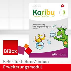 Produktabbildung zu Karibu - Ausgabe 2024 - BiBox - Erweiterungsmodul Inklusiv C zum Sprachbuch 3 - Kollegiumslizenz für Lehrer/-innen (Dauerlizenz)