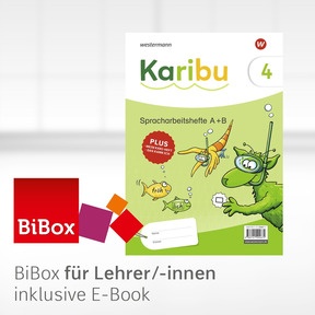 Produktabbildung zu Karibu - Ausgabe 2024 - BiBox - Erweiterungsmodul Inklusiv D zu den Spracharbeitsheften 4 - Einzellizenz für Lehrer/-innen (Dauerlizenz)