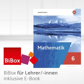 Produktabbildung zu Mathematik - Ausgabe 2025 für Realschulen in Bayern - BiBox - Das digitale Unterrichtssystem 6 - Einzellizenz für Lehrer/-innen (Dauerlizenz)
