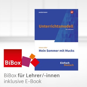 Produktabbildung zu EinFach Digital - Unterrichtsmodelle EinFach Deutsch - Stefanie Höfler: Mein Sommer mit Mucks  - Einzellizenz für Lehrer/-innen (Dauerlizenz)