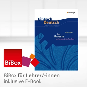 Produktabbildung zu EinFach Digital - Unterrichtsmodelle EinFach Deutsch - Franz Kafka: Der Prozess - Einzellizenz für Lehrer/-innen (Dauerlizenz)