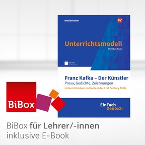 Produktabbildung zu EinFach Digital - Unterrichtsmodelle EinFach Deutsch - Franz Kafka – Der Künstler. Prosa, Gedichte, Zeichnungen. Unterrichtsideen im Kontext der 21st Century Skills - Einzellizenz für Lehrer/-innen (Dauerlizenz)