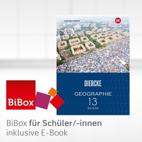 Produktabbildung zu Diercke Geographie - Ausgabe 2024 für die Sekundarstufe II in Bayern - BiBox - Das digitale Unterrichtssystem 13 - Einzellizenz für Schüler/-innen PrintPlus (1 Schuljahr)