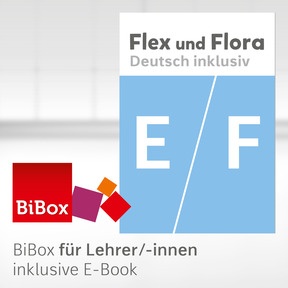 Produktabbildung zu Flex und Flora - Deutsch inklusiv Ausgabe 2021 - BiBox – Das digitale Unterrichtssystem E & F - Kollegiumslizenz für Lehrer/-innen (1 Schuljahr)