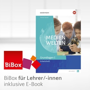 Produktabbildung zu Medienwelten - Aktuelle Ausgabe - BiBox - Das digitale Unterrichtssystem Grundlagen I - Kollegiumslizenz für Lehrer/-innen (1 Schuljahr)