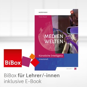 Produktabbildung zu Medienwelten - Aktuelle Ausgabe - BiBox - Das digitale Unterrichtssystem Künstliche Intelligenz - Kollegiumslizenz für Lehrer/-innen (Dauerlizenz)