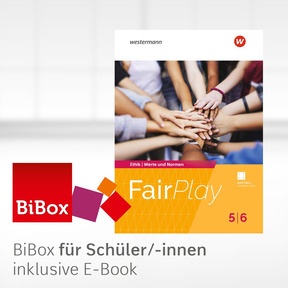 Produktabbildung zu Fair Play – Ethik – Ausgabe 2027 - BiBox – Das digitale Unterrichtssystem 5/6 - Klassenlizenz Premium (1 Schuljahr)