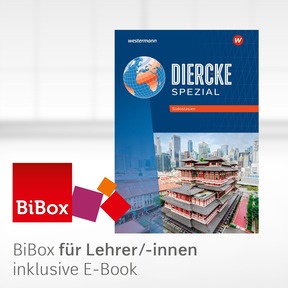 Produktabbildung zu Diercke Spezial – Aktuelle Ausgabe für die Sekundarstufe II - BiBox – Das digitale Unterrichtssystem Südostasien - Einzellizenz für Lehrer/-innen (Dauerlizenz)