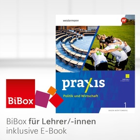 Produktabbildung zu Praxis Politik – Ausgabe 2027 für Hessen - BiBox – Das digitale Unterrichtssystem 1 - Einzellizenz für Lehrer/-innen (Dauerlizenz)