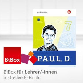 Produktabbildung zu P.A.U.L. D. - Persönliches Arbeits- und Lesebuch Deutsch für Gymnasien - Allgemeine Ausgabe 2025 - BiBox - Das digitale Unterrichtssystem 7 - Einzellizenz für Lehrer/-innen (Dauerlizenz)