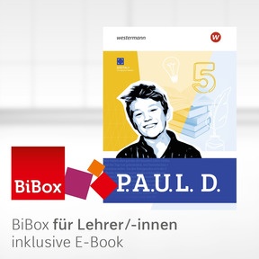 Produktabbildung zu P.A.U.L. D. - Persönliches Arbeits- und Lesebuch Deutsch für Gymnasien - Allgemeine Ausgabe 2025 - BiBox - Das digitale Unterrichtssystem 5 - Kollegiumslizenz für Lehrer/-innen (Dauerlizenz)