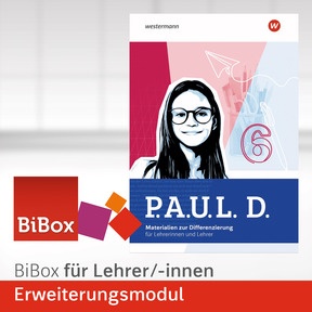 Produktabbildung zu P.A.U.L. D. - Persönliches Arbeits- und Lesebuch Deutsch für Gymnasien - Allgemeine Ausgabe 2025 - BiBox - Erweiterungsmodul Differenzierungsmaterial 6 - Kollegiumslizenz für Lehrer/-innen (Dauerlizenz)