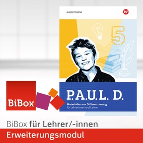 Produktabbildung zu P.A.U.L. D. - Persönliches Arbeits- und Lesebuch Deutsch für Gymnasien - Ausgabe 2026 für die östlichen Bundesländer - BiBox - Erweiterungsmodul Differenzierungsmaterial 5 - Einzellizenz für Lehrer/-innen (Dauerlizenz)
