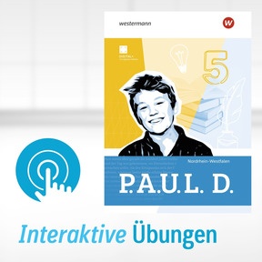 Produktabbildung zu P.A.U.L. D. - Persönliches Arbeits- und Lesebuch Deutsch für Gymnasien - Ausgabe 2026 für Nordrhein-Westfalen - Interaktive Übungen 5