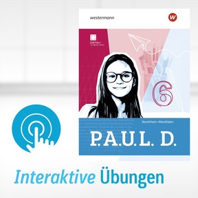 Produktabbildung zu P.A.U.L. D. - Persönliches Arbeits- und Lesebuch Deutsch für Gymnasien - Ausgabe 2026 für Nordrhein-Westfalen - Interaktive Übungen 6