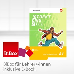 Produktabbildung zu Direkt ans Ziel - Ausgabe 2026 - BiBox – Das digitale Unterrichtssystem A1 - Einzellizenz für Lehrer/-innen (Dauerlizenz)