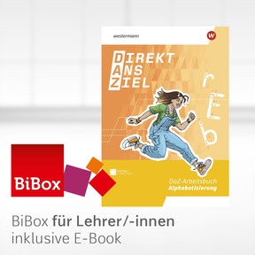 Produktabbildung zu Direkt ans Ziel - Ausgabe 2026 - BiBox – Das digitale Unterrichtssystem Alphabetisierung - Einzellizenz für Lehrer/-innen (Dauerlizenz)