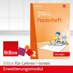 Produktabbildung zu Denken und Rechnen - Ausgabe 2025 für Grundschulen in den östlichen Bundesländern - BiBox - Erweiterungsmodul Lösungen Forderheft 2 - Einzellizenz für Lehrer/-innen (Dauerlizenz)