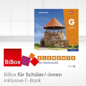 Produktabbildung zu Elemente der Mathematik SII - Ausgabe 2026 für Rheinland-Pfalz - BiBox – das digitale Unterrichtssystem Grundfach Analysis - Einzellizenz für Schüler/-innen (1 Schuljahr)