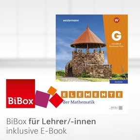 Produktabbildung zu Elemente der Mathematik SII - Ausgabe 2026 für Rheinland-Pfalz - BiBox – das digitale Unterrichtssystem Grundfach Analysis - Einzellizenz für Lehrer/-innen (Dauerlizenz)