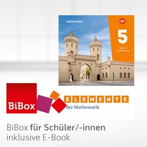 Produktabbildung zu Elemente der Mathematik SI - Ausgabe 2025 für Berlin und Brandenburg - BiBox - Das digitale Unterrichtssystem 5 - Einzellizenz für Schüler/-innen (1 Schuljahr)