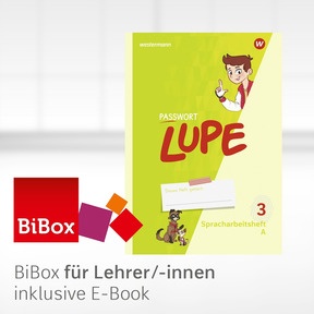 Produktabbildung zu PASSWORT LUPE - BiBox - Das digitale Unterrichtssystem Spracharbeitsheft 3 - Einzellizenz für Lehrer/-innen (Dauerlizenz)