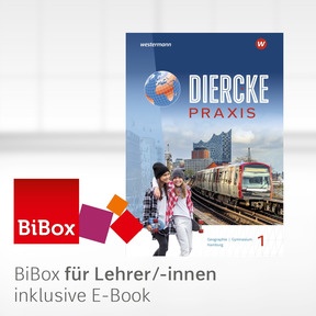 Produktabbildung zu Diercke Praxis SI: Arbeits- und Lernbuch - Ausgabe 2025 für Gymnasien in Hamburg - BiBox - Das digitale Unterrichtssystem 1 - Einzellizenz für Lehrer/-innen (Dauerlizenz)