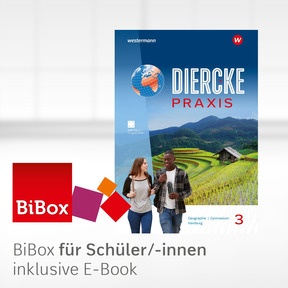 Produktabbildung zu Diercke Praxis SI: Arbeits- und Lernbuch - Aktuelle Ausgabe für Gymnasien in Hamburg - BiBox - Das digitale Unterrichtssystem 3 - Klassensatz PrintPlus (1 Schuljahr)