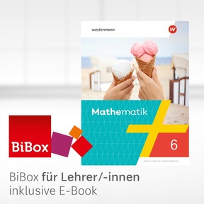Produktabbildung zu Mathematik - Ausgabe 2026 für Mecklenburg-Vorpommern - BiBox - Das digitale Unterrichtssystem 6 - Einzellizenz für Lehrer/-innen (Dauerlizenz)