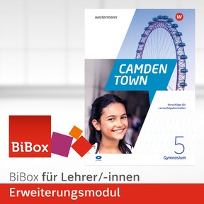 Produktabbildung zu Camden Town – Allgemeine Ausgabe 2020 für Gymnasien - BiBox – Das digitale Unterrichtssystem Erweiterungsmodul Lernerfolgskontrollen 5 - Kollegiumslizenz für Lehrer/-innen (Dauerlizenz)