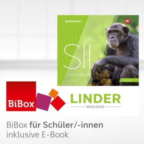 Produktabbildung zu LINDER Biologie SII - Ausgabe 2025 für Sachsen - BiBox - Das digitale Unterrichtssystem - Einzellizenz für Schüler/-innen PrintPlus (1 Schuljahr)