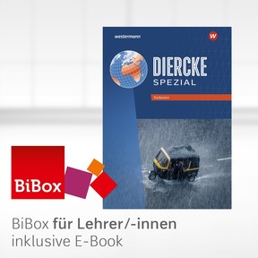 Produktabbildung zu Diercke Spezial – Aktuelle Ausgabe für die Sekundarstufe II - BiBox – Das digitale Unterrichtssystem Südasien - Kollegiumslizenz für Lehrer/-innen (Dauerlizenz)