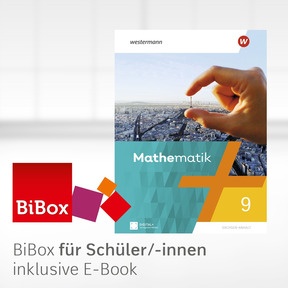 Produktabbildung zu Mathematik - Ausgabe 2023 für Berlin, Brandenburg, Sachsen-Anhalt, Thüringen, 7. - 10. Schuljahr - BiBox - Das digitale Unterrichtssystem 9 Sachsen-Anhalt - Klassenlizenz Premium (1 Schuljahr)