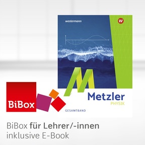 Produktabbildung zu Metzler Physik SII - 6. Auflage 2026 Allgemeine Ausgabe - BiBox – Das digitale Unterrichtssystem - Einzellizenz für Lehrer/-innen (Dauerlizenz)