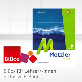 Produktabbildung zu Metzler Physik SII - 6. Auflage 2026 Allgemeine Ausgabe - BiBox – Das digitale Unterrichtssystem - Kollegiumslizenz für Lehrer/-innen (Dauerlizenz)