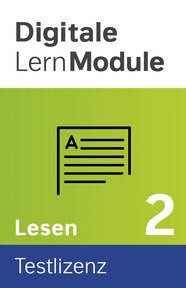 Produktabbildung zu Digitale Lernmodule - Deutsch - Lesen II - Testlizenz