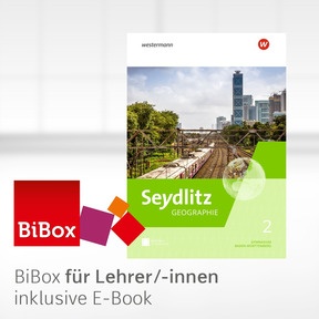 Produktabbildung zu Seydlitz Geographie – Ausgabe 2026 für Gymnasien in Baden-Württemberg - BiBox – Das digitale Unterrichtssystem 2 - Einzellizenz für Lehrer/-innen (Dauerlizenz)