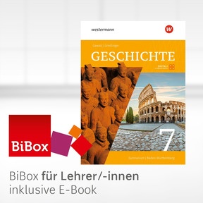 Produktabbildung zu Geschichte – Ausgabe 2026 für Gymnasien in Baden-Württemberg - BiBox – Das digitale Unterrichtssystem 7 - Einzellizenz für Lehrer/-innen (Dauerlizenz)