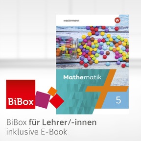 Produktabbildung zu Mathematik - Ausgabe 2022 für das 5. und 6. Schuljahr - BiBox - Das digitale Unterrichtssystem 5 - Kollegiumslizenz für Lehrer/-innen (Dauerlizenz)