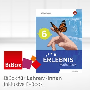 Produktabbildung zu Erlebnis Mathematik – Ausgabe 2026 für Thüringen - BiBox – Das digitale Unterrichtssystem 6 - Einzellizenz für Lehrer/-innen (Dauerlizenz)