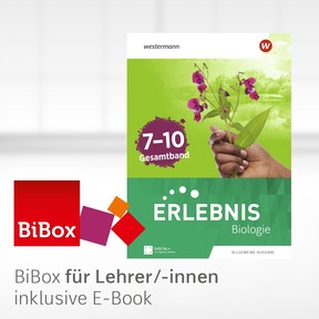 Produktabbildung zu Erlebnis Biologie - Allgemeine Ausgabe 2025 - BiBox - Das digitale Unterrichtssystem 7-10 - Einzellizenz für Lehrer/-innen (Dauerlizenz)