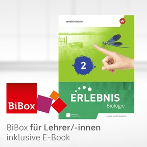 Produktabbildung zu Erlebnis Biologie - Ausgabe 2025 für Baden-Württemberg - BiBox - Das digitale Unterrichtssystem 2 - Einzellizenz für Lehrer/-innen (Dauerlizenz)
