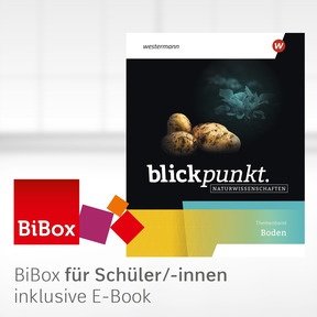 Produktabbildung zu Blickpunkt Naturwissenschaften – Themenbände - BiBox – Das digitale Unterrichtssystem Boden - Klassenlizenz Premium (1 Schuljahr)