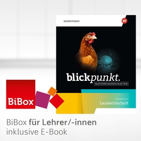 Produktabbildung zu Blickpunkt Naturwissenschaften – Themenbände - BiBox – Das digitale Unterrichtssystem Landwirtschaft - Einzellizenz für Lehrer/-innen (Dauerlizenz)