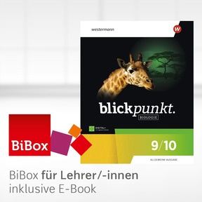 Produktabbildung zu Blickpunkt Biologie - Allgemeine Ausgabe 2025 - BiBox - Das digitale Unterrichtssystem 9/10 - Einzellizenz für Lehrer/-innen (Dauerlizenz)