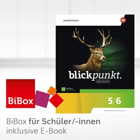 Produktabbildung zu Blickpunkt Biologie - Ausgabe 2026 für Nordrhein-Westfalen - BiBox - Das digitale Unterrichtssystem 5/6 - Klassenlizenz Premium (1 Schuljahr)