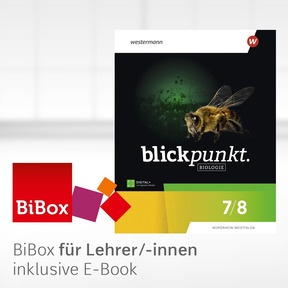 Produktabbildung zu Blickpunkt Biologie - Ausgabe 2026 für Nordrhein-Westfalen - BiBox - Das digitale Unterrichtssystem 7/8 - Einzellizenz für Lehrer/-innen (Dauerlizenz)