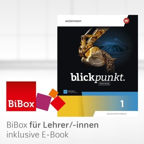 Produktabbildung zu Blickpunkt Physik – Ausgabe 2026 für Baden-Württemberg - BiBox – Das digitale Unterrichtssystem 1 - Einzellizenz für Lehrer/-innen (Dauerlizenz)