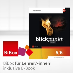 Produktabbildung zu Blickpunkt Chemie – Allgemeine Ausgabe 2026 - BiBox - Das digitale Unterrichtsystem 5/6 - Kollegiumslizenz für Lehrer/-innen (Dauerlizenz)